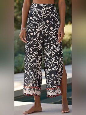 NWOT Sanctuary Black and White Abstract Print Pants